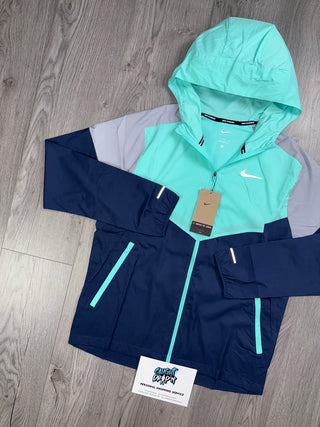 Nike Windrunner Hyper Turquoise, Obsidian, Cool Grey Jacket