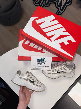 Nike P-6000 Off White | Olive Green GS 2026