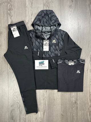 Montirex Charge 3 Piece Windrunner Tracksuit Triple Black