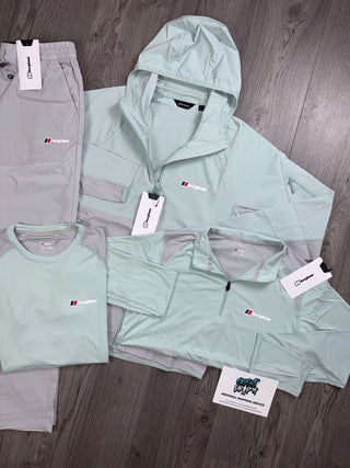 Berghaus 4 Piece Theran, Half Zip Light Grey | Mint Tracksuit