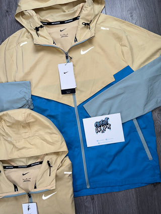 Nike Windrunner Jacket Beige | Blue