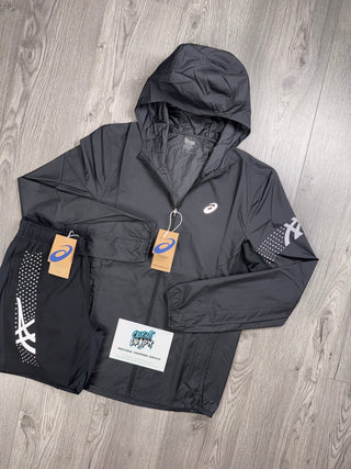 ASICS Icon Windrunner Black | Smoke Grey Set