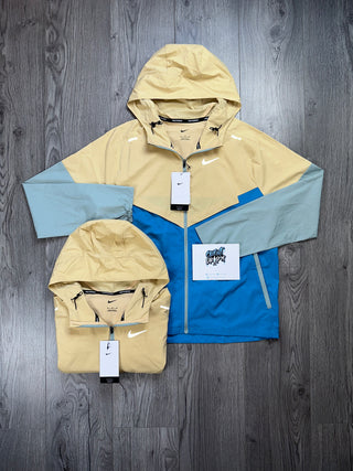 Nike Windrunner Jacket Beige | Blue