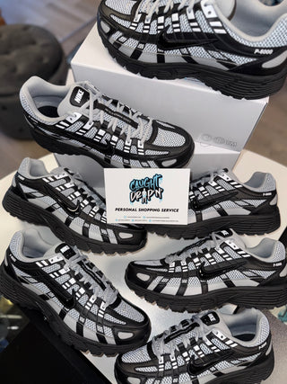 Nike P-6000 Black, Shadow Grey (Please Note. Custom Made. 4 Week Wait For Manufacture & Arrival)