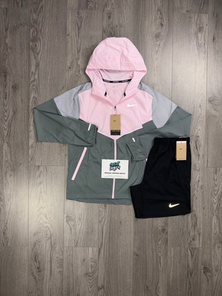 Nike Windrunner Pink Foam | Black Set