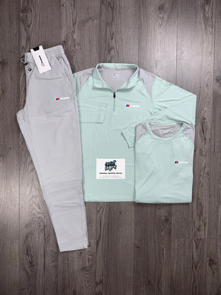 Berghaus 3 Piece Half Zip Light Grey | Mint Tracksuit