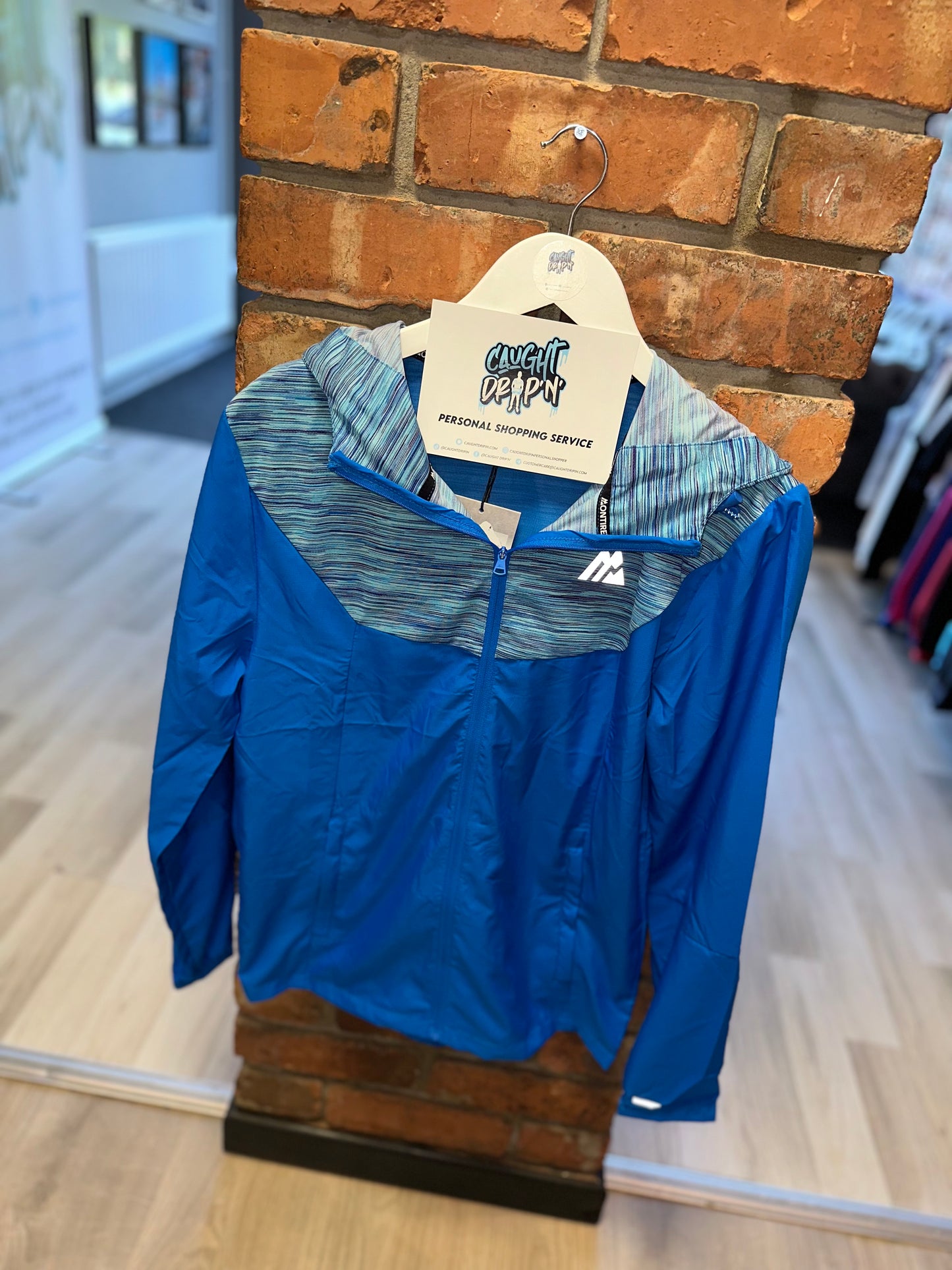 Montirex Trail Windrunner Jacket Blue | Coloured