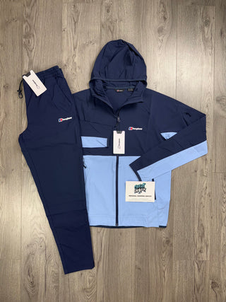 Berghaus Theran Full Zip Obsidian | Baby Blue Tracksuit