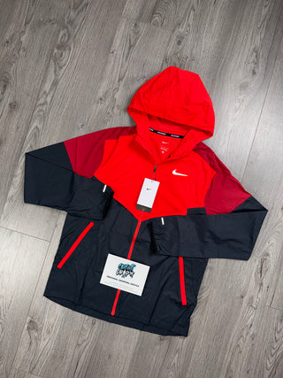 Nike Windrunner Black, Light Crimson, Dark Red Jacket