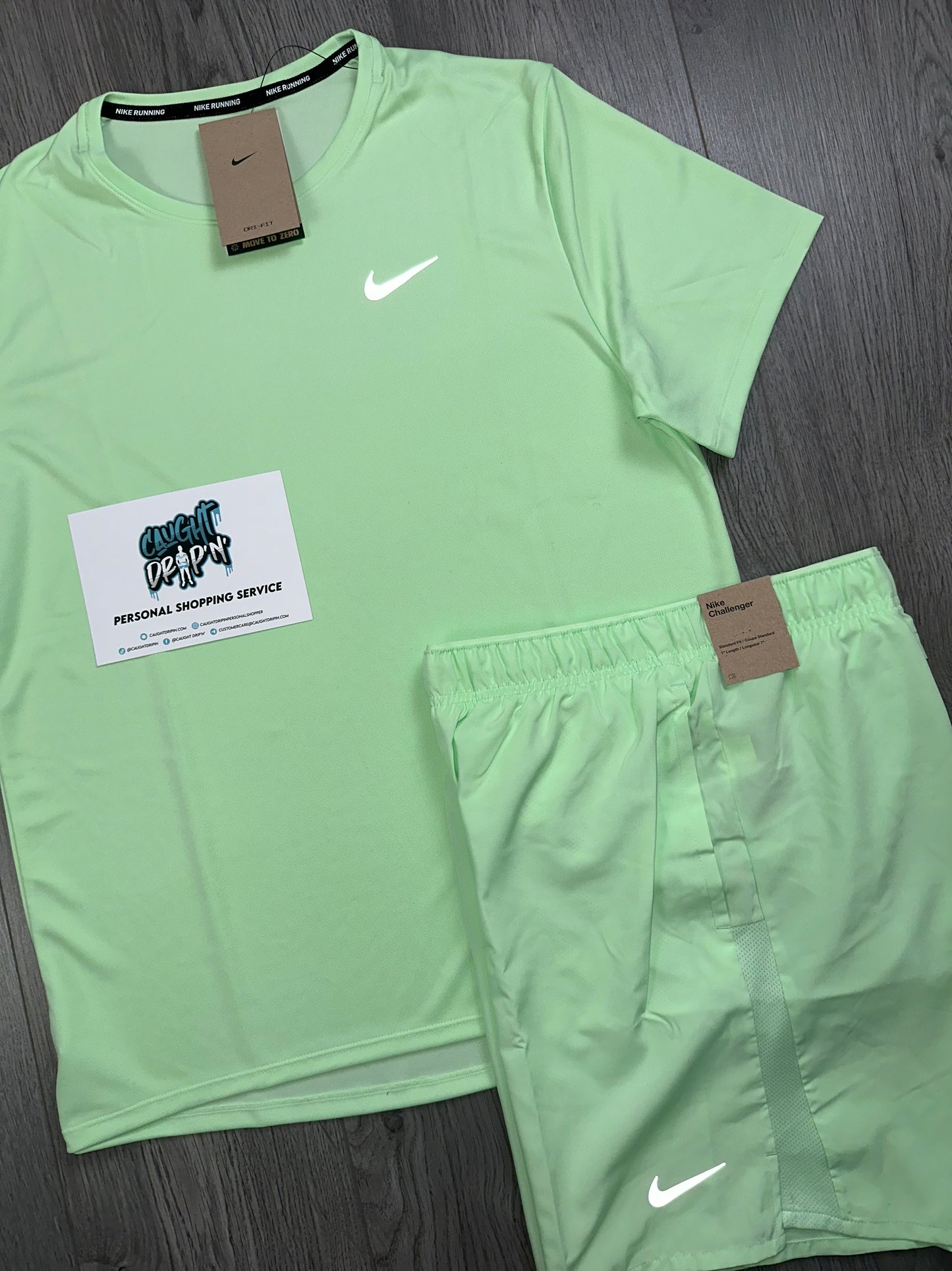 Nike Miler Vapour Green Set