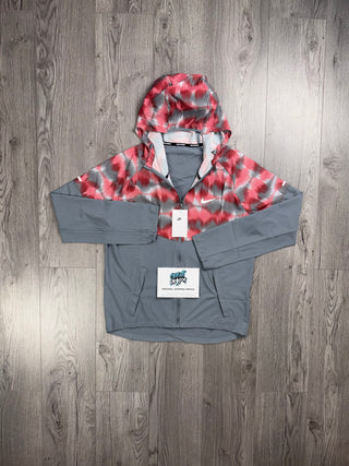 Nike Windrunner Festival Fire Red | Cool Grey Jacket