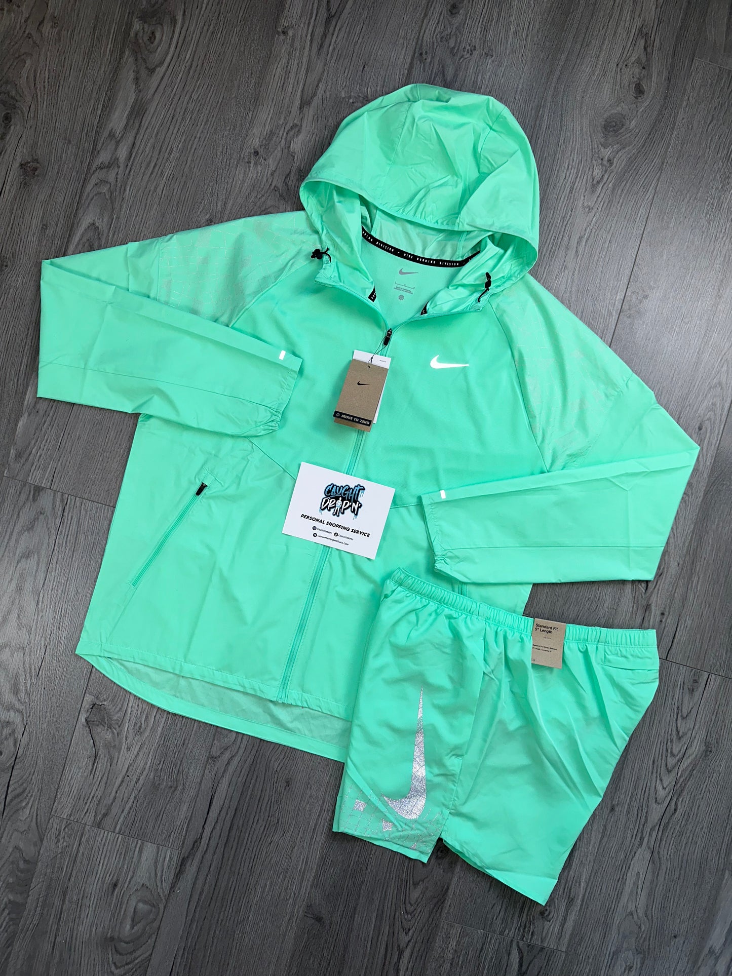 Nike Repel Mint Green Windrunner Set
