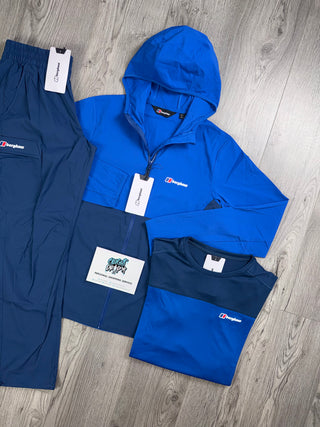 Berghaus 3 Piece Full Zip Royal Blue, Obsidian Tracksuit