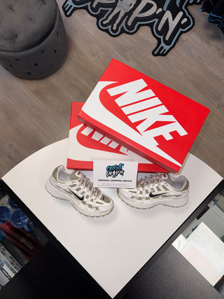 Nike P-6000 Off White | Olive Green GS 2026