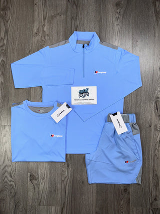 Berghaus 3 Piece Baby Blue Half Zip Set