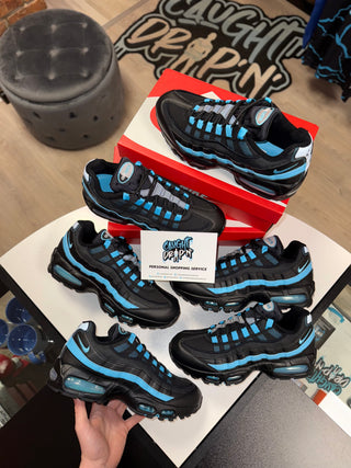 Nike Air Max 95’s Black | Baltic Blue 2025 Big Bubble