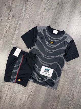 Nike TN Black, White Tee | Shorts Set
