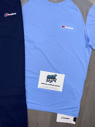 Berghaus Tech Obsidian, Baby Blue Tee | Bottoms Set