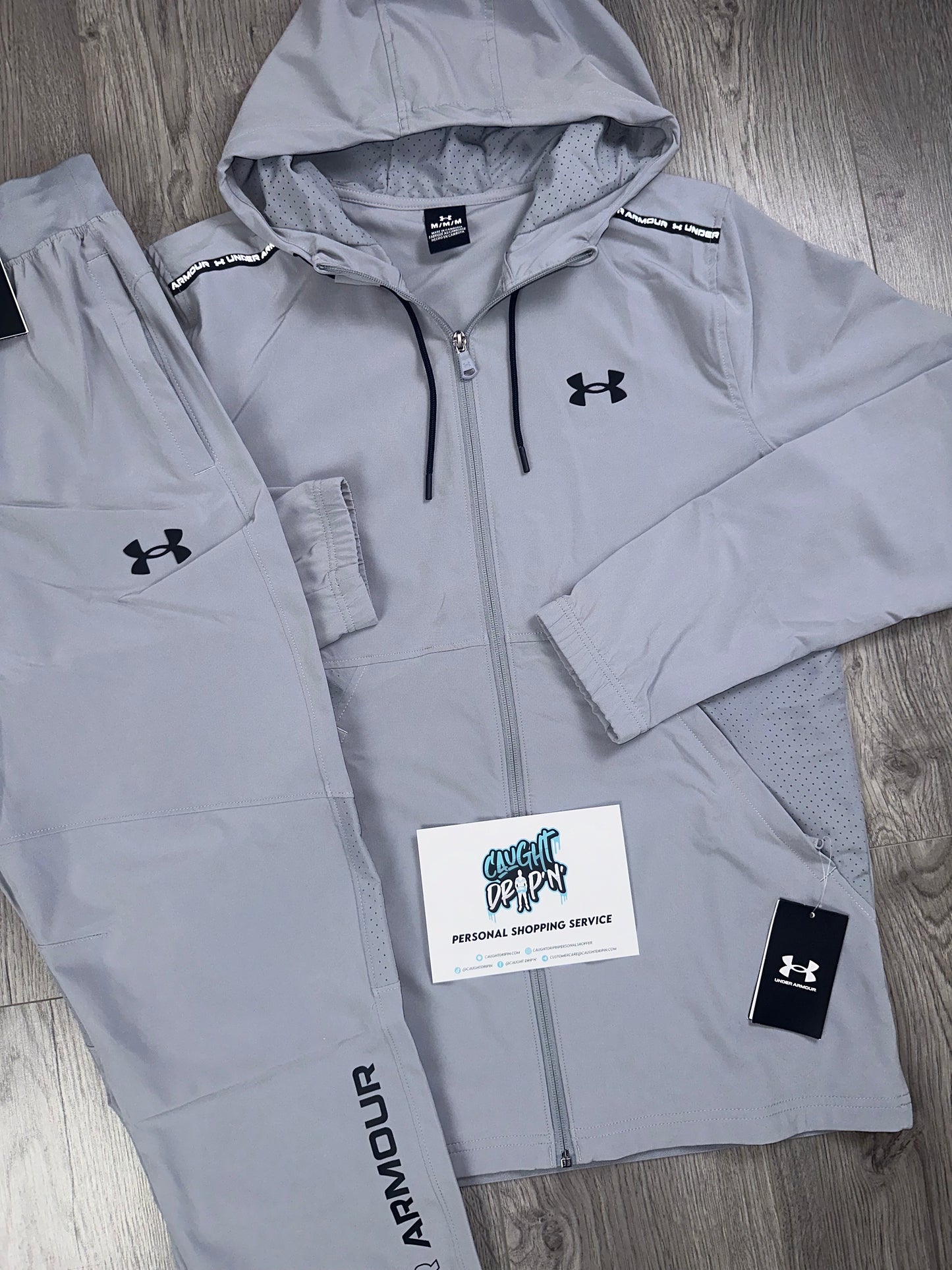 Under Armour Woven Grey Tracksuit