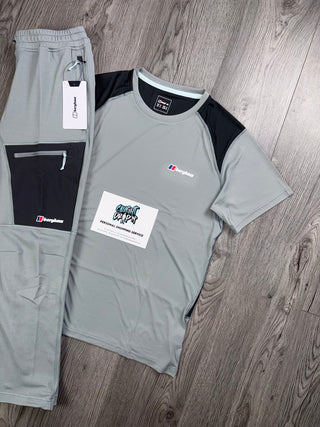 Berghaus 3.0 Tech Light Grey, Dark Grey Tee | Bottoms Set