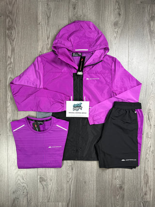 Monterrain 3 Piece Windrunner Set Purple | Black