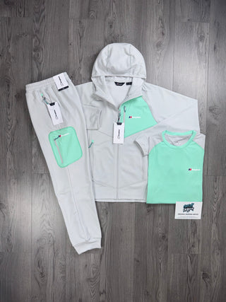 Berghaus 3 Piece Full Zip Light Grey, Mint Tracksuit