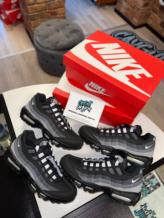 Gradient Air Max 95 Black White Grey Dark Grey All Grey Nike Air