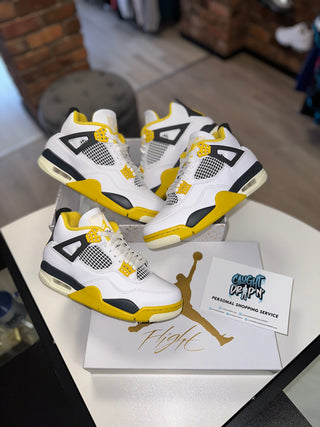 Women’s Air Jordan 4 White | Sulphur Yellow