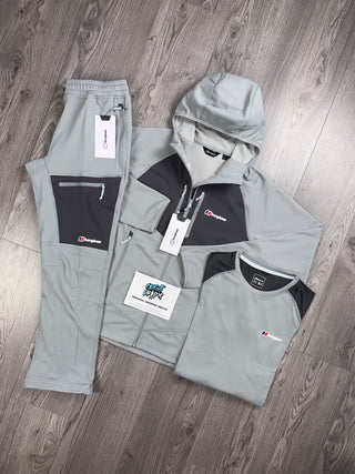 Berghaus 3 Piece Full Zip Light Grey, Dark Grey Tracksuit