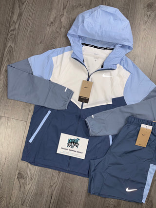 Nike Windrunner Obsidian | Aluminium Blue Set