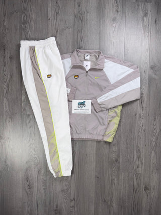 Nike TN Beige, White, Volt Tracksuit (Oversized Fit. Recommend Sizing Down)