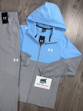 Under Armour Old Season Vanish Baby Blue | Light Grey Tracksuit