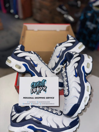 Nike Air Max Plus TN White | Hyper Royal Blue  GS