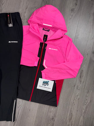 Monterrain Chase Windrunner Tracksuit Hot Pink | Black | Cherry