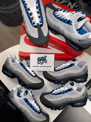 Nike Air Max 95’s OG Blue Spark 2025 Big Bubble