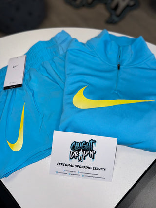 Women’s Nike Swoosh Baby Blue Set