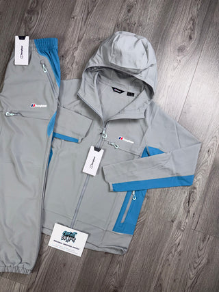 Berghaus Tech Cool Grey | Bright Blue Tracksuit