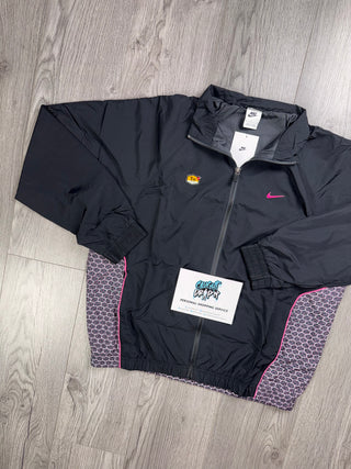 Nike TN Black | Hyper Pink Track Jacket (Oversized Fit. Recommend Sizing Down)
