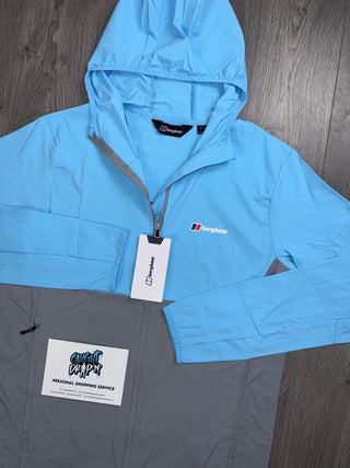 Berghaus Theran Full Zip Baby Blue | Light Grey Jacket