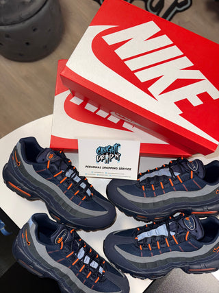 Nike Air Max 95’s Logo Pack Obsidian | Bright Orange 2025 Big Bubble