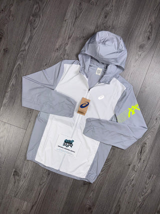 ASICS Icon Windrunner White | Smoke Grey | Neon Jacket
