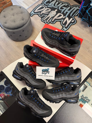 Nike Air Max 95’s OG Black, Game Royal Big Bubble