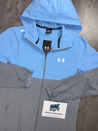 Under Armour Old Season Vanish Baby Blue | Light Grey Jacket