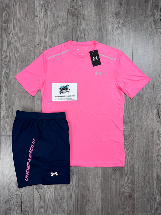 Under Armour Tech Baby Pink | Navy