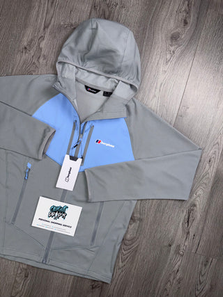 Berghaus New Season Full Zip Light Grey, Baby Blue Jacket