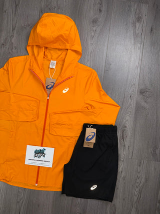 ASICS Windrunner Bright Orange | Black Set