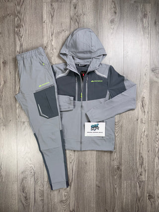 Monterrain Woven Two Tone Grey, Neon Tracksuit