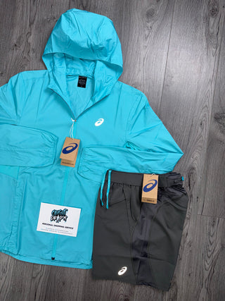 ASICS Core Windrunner Aqua Set