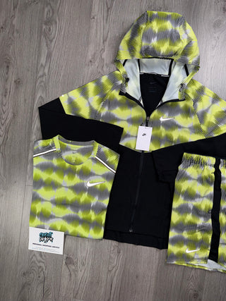 Nike 3 Piece Windrunner Festival Neon Green | Black Set