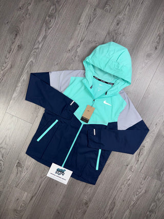 Nike Windrunner Hyper Turquoise, Obsidian, Cool Grey Jacket